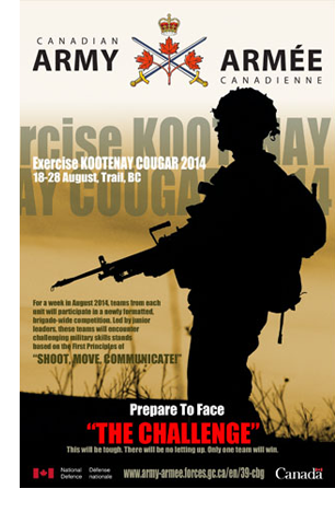 Exercise KOOTENAY COUGAR poster by John Perry